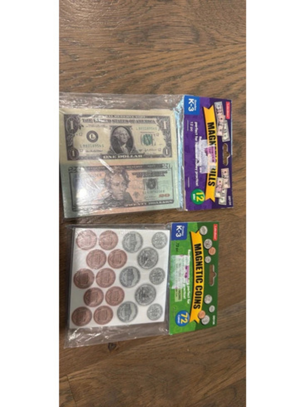 Lakeshore Magnetic Bills and Magnetic Coins Set